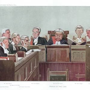 Heads of the Law, 1902. Artist: Spy