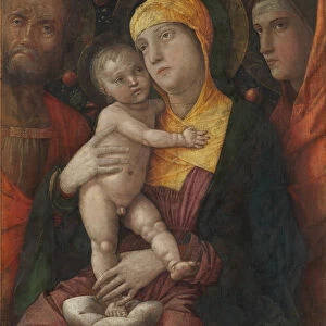 The Holy Family with Saint Mary Magdalen, ca. 1495-1500. Creator: Andrea Mantegna