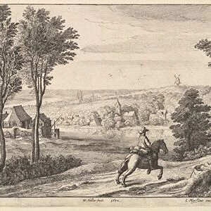 The Horseman, 1650. Creator: Wenceslaus Hollar