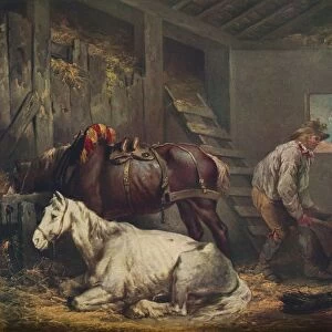Horses in a Stable, 1791. Artist: George Morland