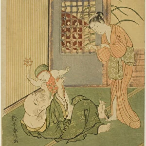 Hotei, from the series "Seven Gods of Good Luck in Modern Life (Tosei Shichi-fukujin)