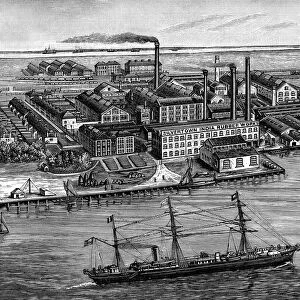 India Rubber, Gutta Percha & Telegraph Works Company factory, Silvertown, London, 1887