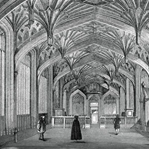 Interior, Oxford University, c18th century, (1870)