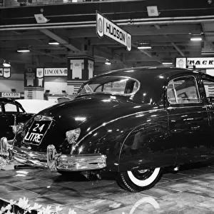 Jaguar 2. 4 litre at Motor Show 1955. Creator: Unknown