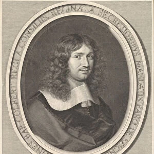 Jean-Baptiste Colbert, 1660. Creator: Robert Nanteuil