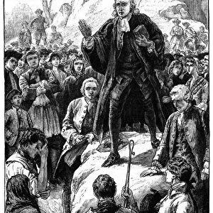 John Wesley, 18th century English non-conformist preacher, 1888