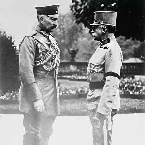 Kaiser & Gen. Von Hotzendorf, between 1914 and c1915. Creator: Bain News Service. Kaiser & Gen. Von Hotzendorf, between 1914 and c1915. Creator: Bain News Service