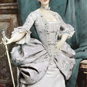 A lady of rank of the time of Louis XV, 1889