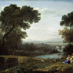 Landscape with the Rest on the Flight into Egypt (Midday), 1661. Artist: Claude Lorrain
