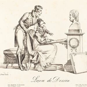 Lecon de Dessin (Drawing Lesson). Creator: Johann Anton André