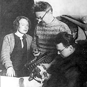 Leon Trotsky and his family, Alma Ata, USSR, 1928