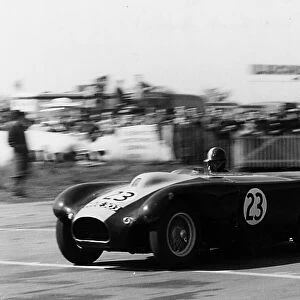Lister, Scott Brown, Silverstone 1955. Creator: Unknown