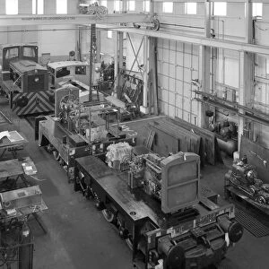 Locomotives being assembled at the Thomas Hill factory, Kilnhurst, South Yorkshire, c1960s