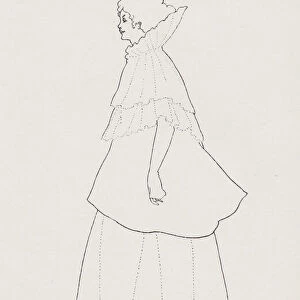 Madame Rejane, 1894. Creator: Aubrey Beardsley