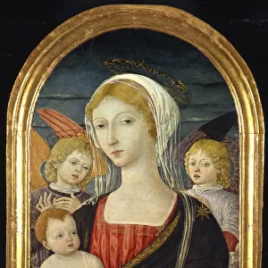 Madonna with Child and Angels, ca 1470. Artist: Matteo di Giovanni (ca. 1430-1495)