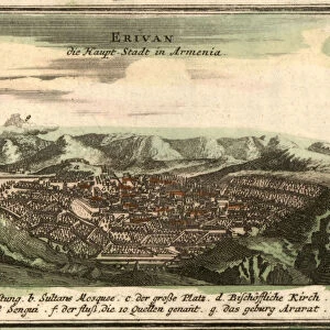 Map of Yerevan, 1762