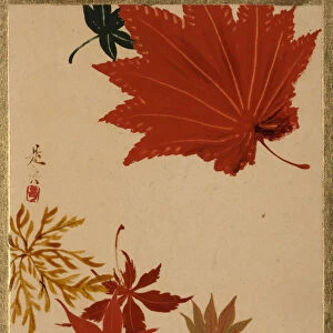 Maple Leaves. Creator: Shibata Zeshin
