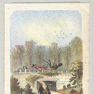 The Marble Bridge, Near the Lake, from the series, Views in Central Park, New York