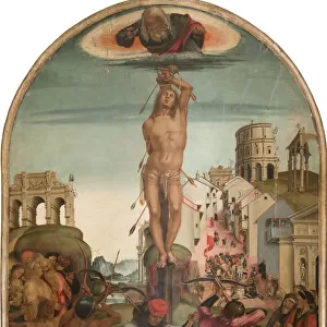 The Martyrdom of Saint Sebastian, ca 1498. Creator: Signorelli, Luca (ca 1441-1523)