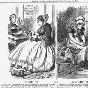 Medium and Re-Medium, 1864. Artist: John Tenniel