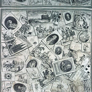 The Medley (Handkerchief), England, 1792 / 95. Creator: William Gilpin