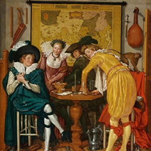 Merry company. Artist: Buytewech, Willem Pietersz. (1591 / 92-1624)
