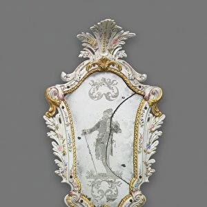 Mirror: Courtier, Italy, 1740 / 60. Creator: Unknown