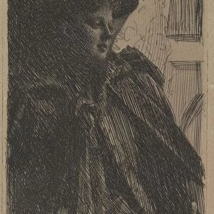 Mme. Olga Bratt, 1892. Creator: Anders Zorn (Swedish, 1860-1920)