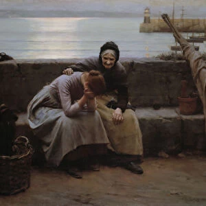 Never Morning Wore to Evening but Some Heart Did Break, 1894. Creator: Walter Langley