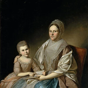 Mrs. Samuel Mifflin and Her Granddaughter Rebecca Mifflin Francis, 1777-80. Creator