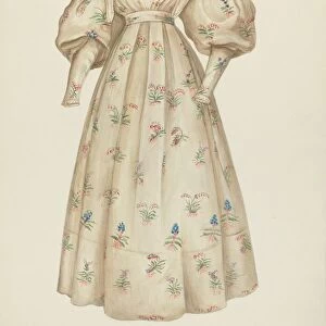 Muslin Dress, 1935 / 1942. Creator: Unknown