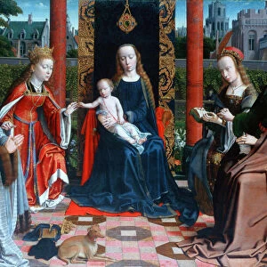 The Mystic Marriage of St Catherine, 1505-1510. Artist: Gerard David