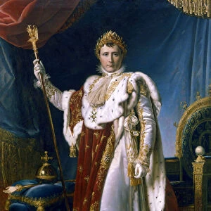 Napoleon I Emperor of France, 1804. Artist: Francois Pascal Simon Gerard