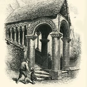The Norman Staircase, Canterbury, c1870