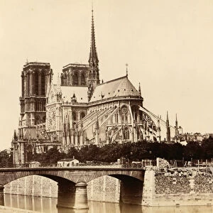 Notre-Dame (Abside), 1860s. Creator: Edouard Baldus