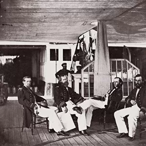 Officers of U. S. S. Hunchback, 1861-65. Creator: Unknown