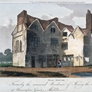 Old house, formerly the occasional residence of Henry VIII at Newington Green, London, 1811