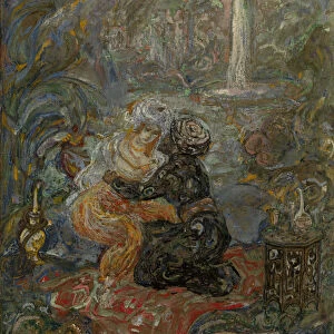 Oriental Scene. Artist: Millioti, Vasili Dmitrievich (1875-1943)