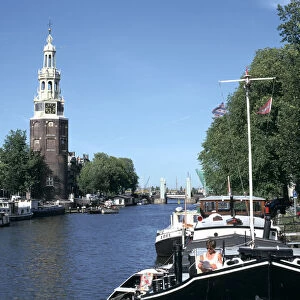 Oude Schans and Montelbaanstoren, Amsterdam, Netherlands