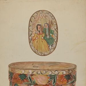 Pa. German Brides Box, c. 1937. Creator: Jessica Price