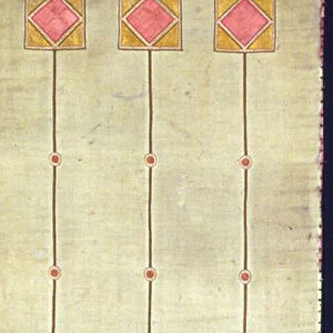 Panel (Dress or Furnishing Fabric), Vienna, 1901. Creator: Josef Maria Olbrich