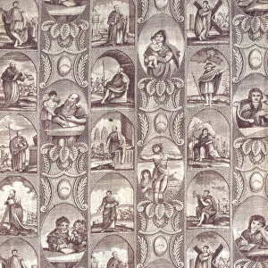 Panel (Furnishing Fabric), England, 1825-1875. Creator: Unknown