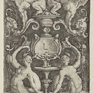 Panel of Ornament, 1528. Creator: Lucas van Leyden (Dutch, 1494-1533)