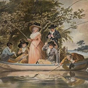 A Party Angling, 1789, (1902). Artist: George Keating