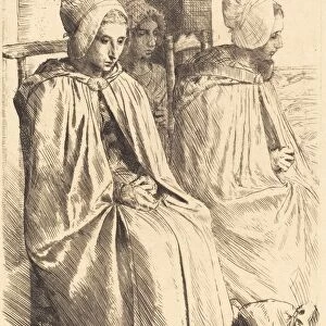 Peasant Women of Boulogne (Paysannes des environs de Boulogne). Creator: Alphonse Legros