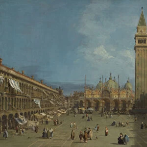 Piazza San Marco, late 1720s. Creator: Canaletto