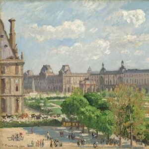 Place du Carrousel, Paris, 1900. Creator: Camille Pissarro