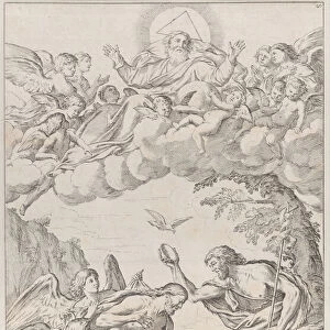 Plate 8: the Baptism of Christ, 1678. Creator: Giuseppe Maria Mitelli