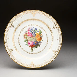 Plate, Sevres, 1845 / 46. Creator: Sevres Porcelain Manufactory