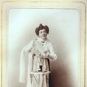Portrait of the actress Maria Alexeeva-Lilina, 1900s-1910s